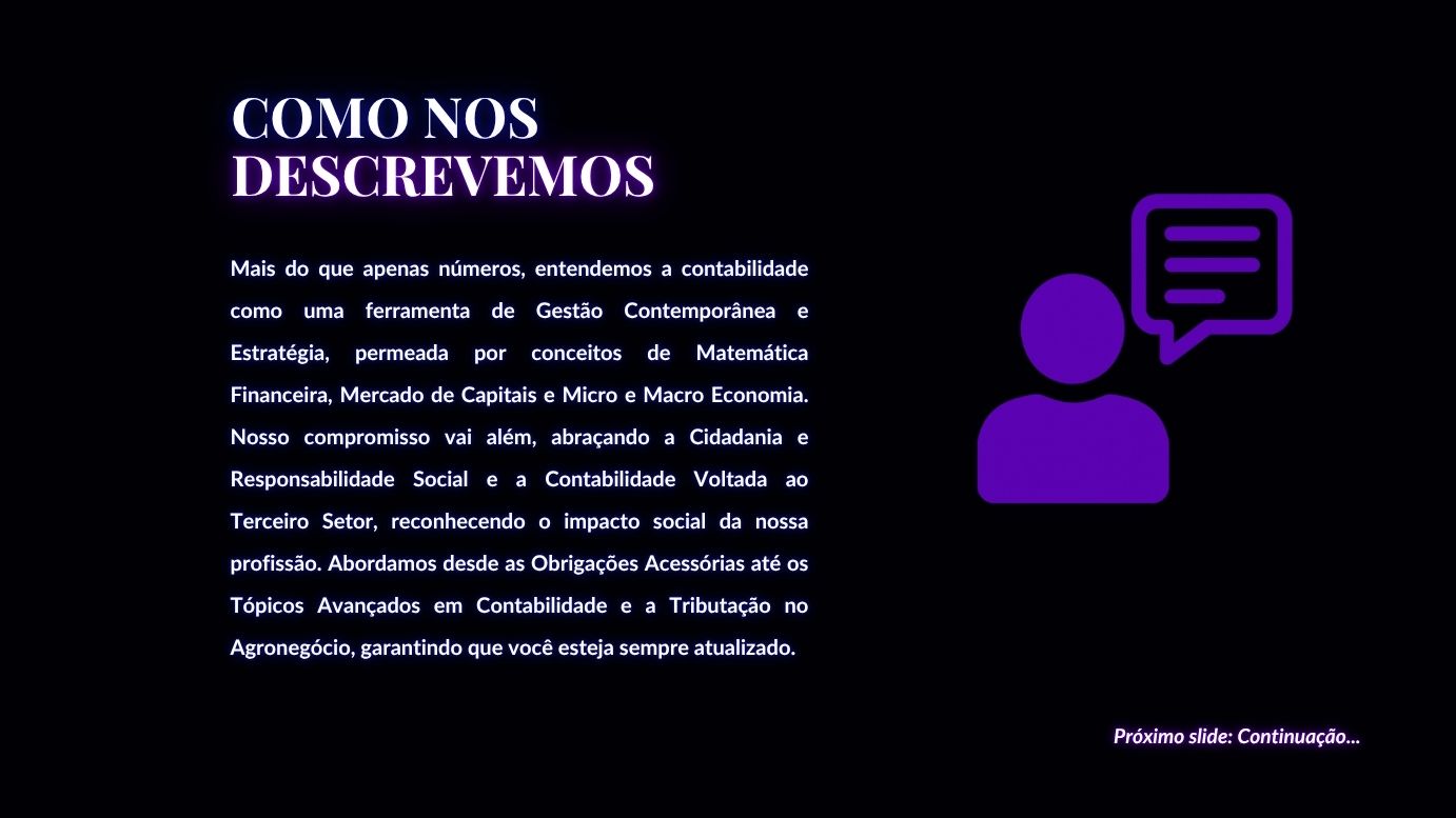 Card 'Nossa Essência e Propósito', com foto do Professor Sidney Jones.