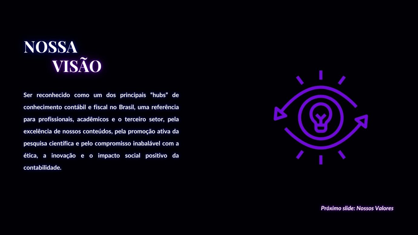 Card de Visão com ícone de olho.